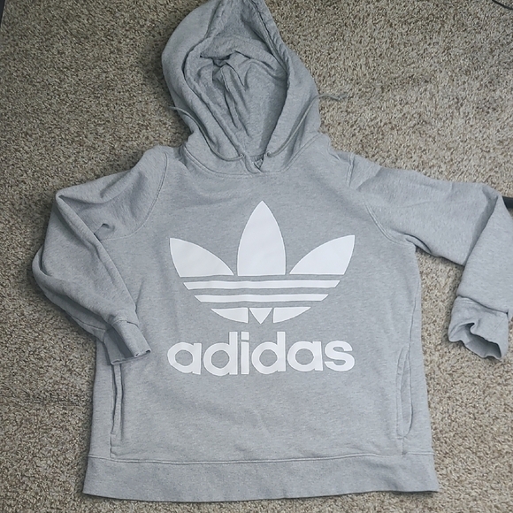 adidas Tops - Adidas Gray Hoodie
